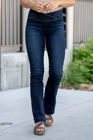 Fort Worth Mid Rise Pull on Boot Cut