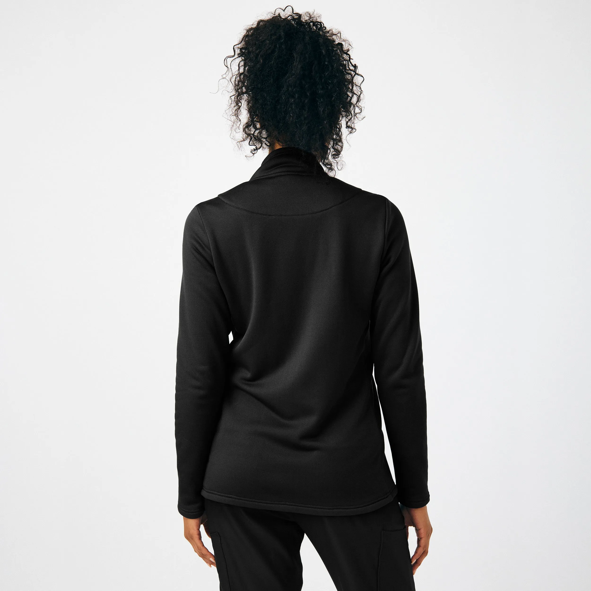 Forward LJ708 Women's 5 Pocket Scrub Jacket Black