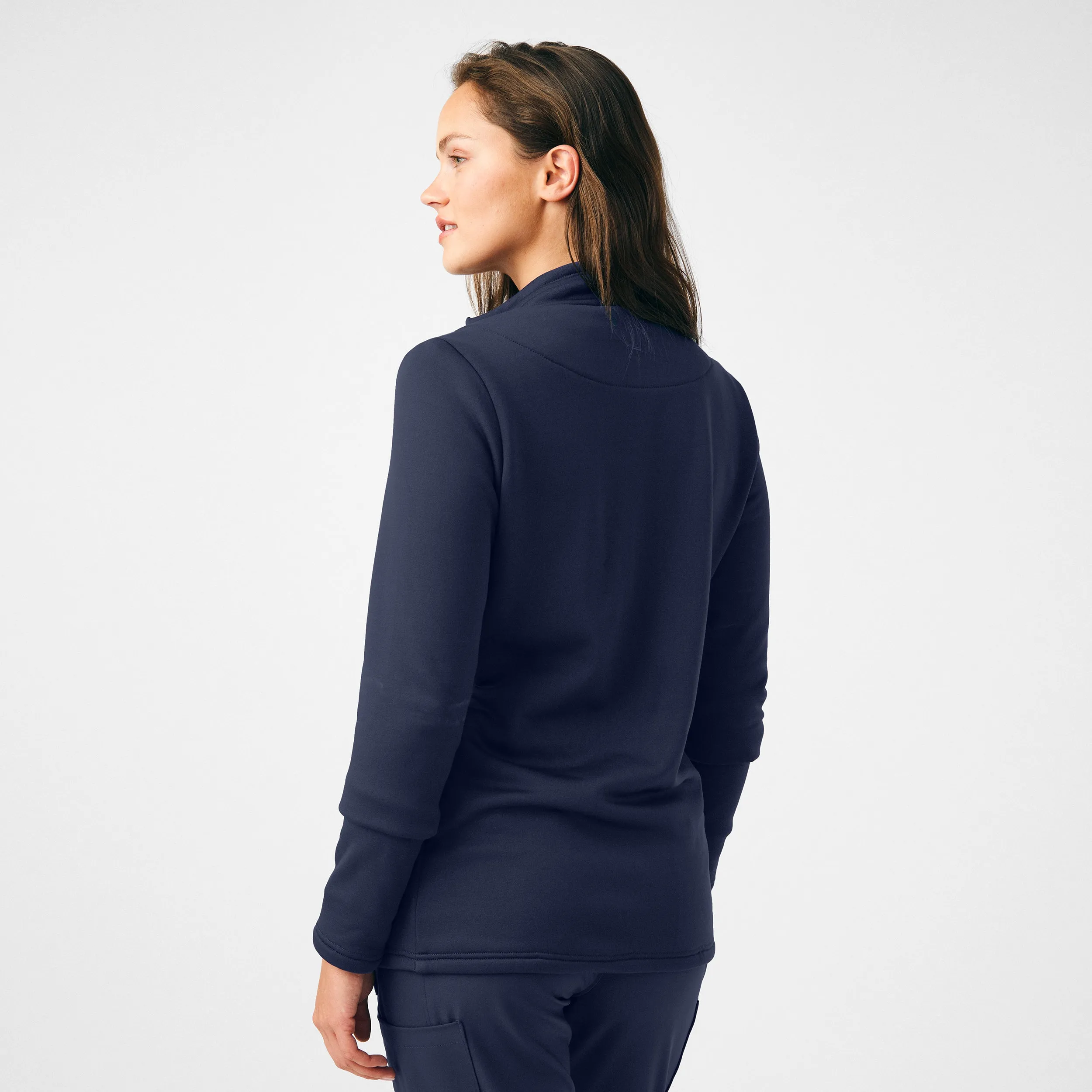 Forward LJ708 Women's 5 Pocket Scrub Jacket Navy