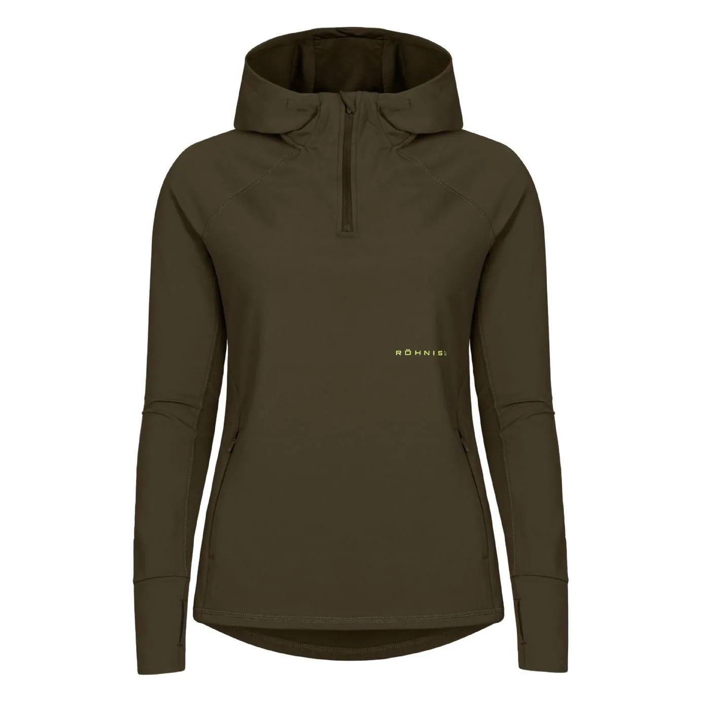 Free Motion Half Zip, Forest Brown