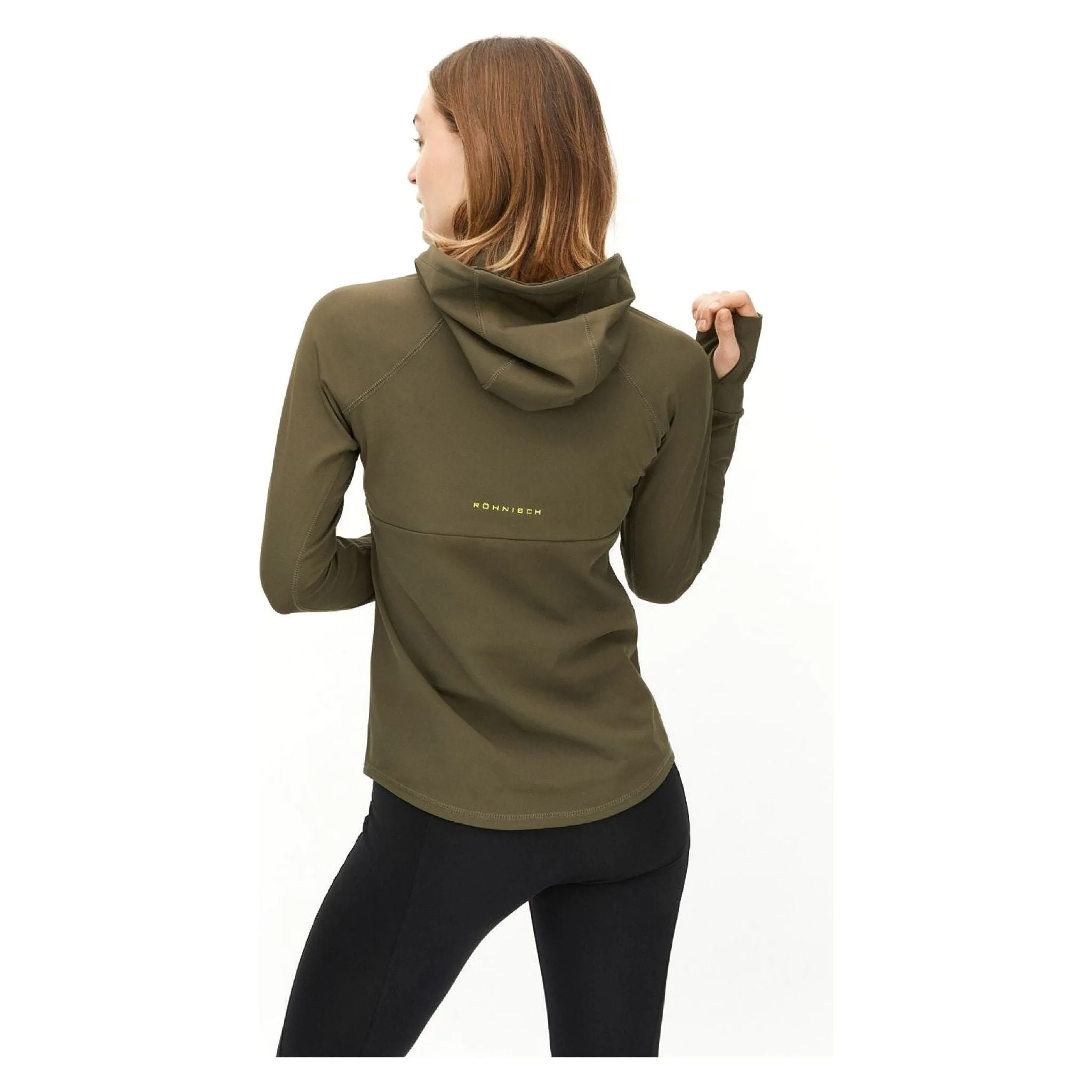 Free Motion Half Zip, Forest Brown