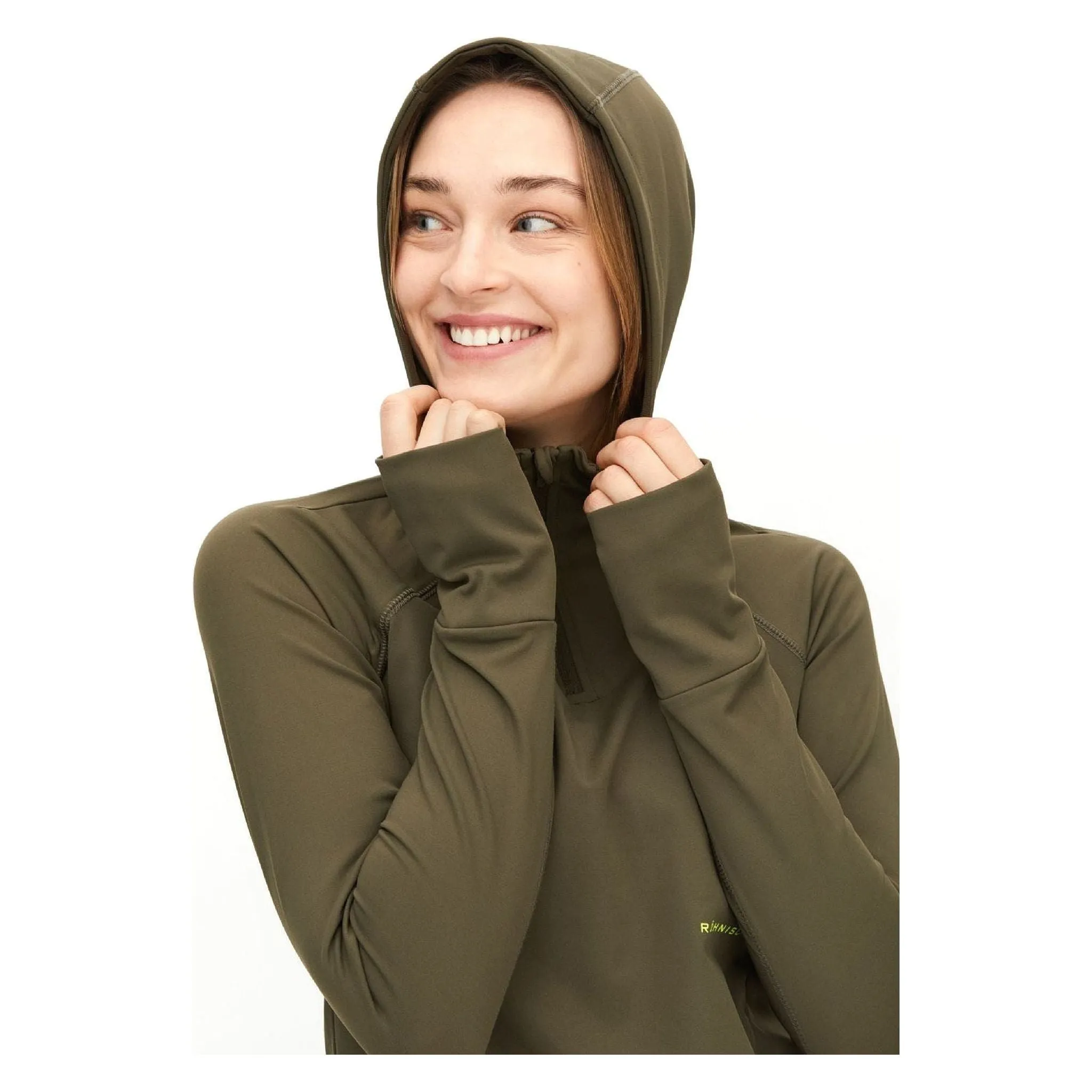 Free Motion Half Zip, Forest Brown