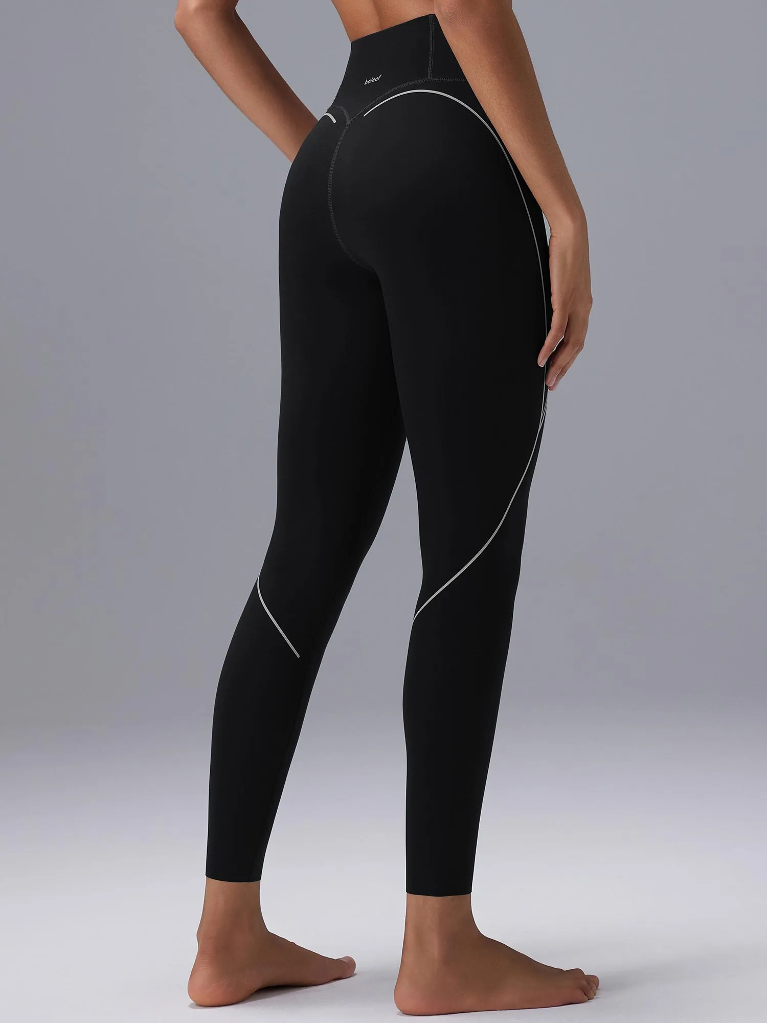 Freeleaf 25" High Rise Stripe Print Leggings