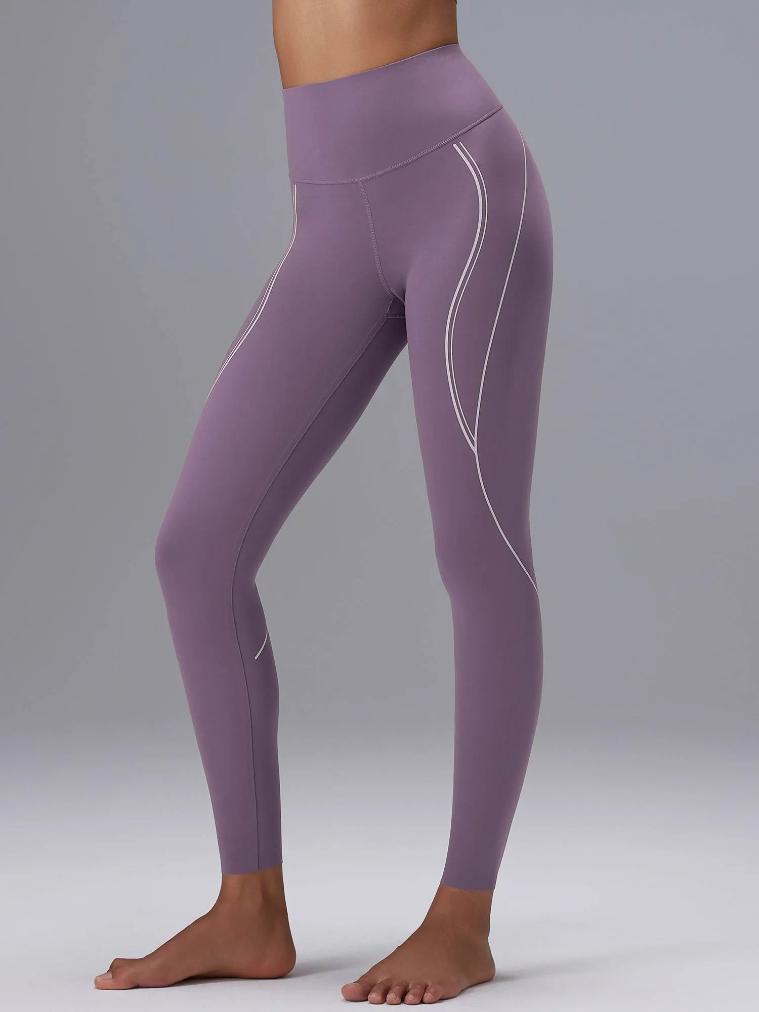 Freeleaf 25" High Rise Stripe Print Leggings