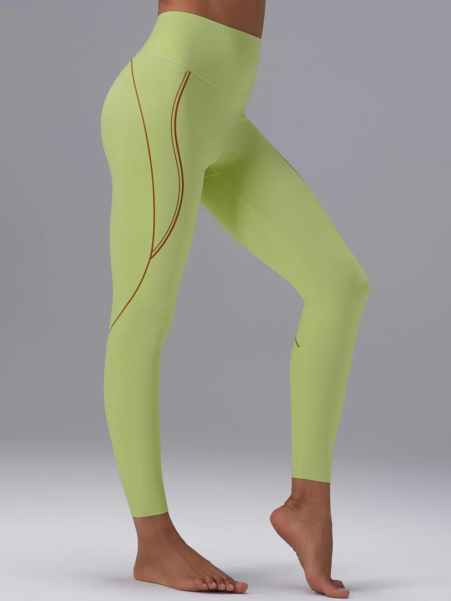 Freeleaf 25" High Rise Stripe Print Leggings