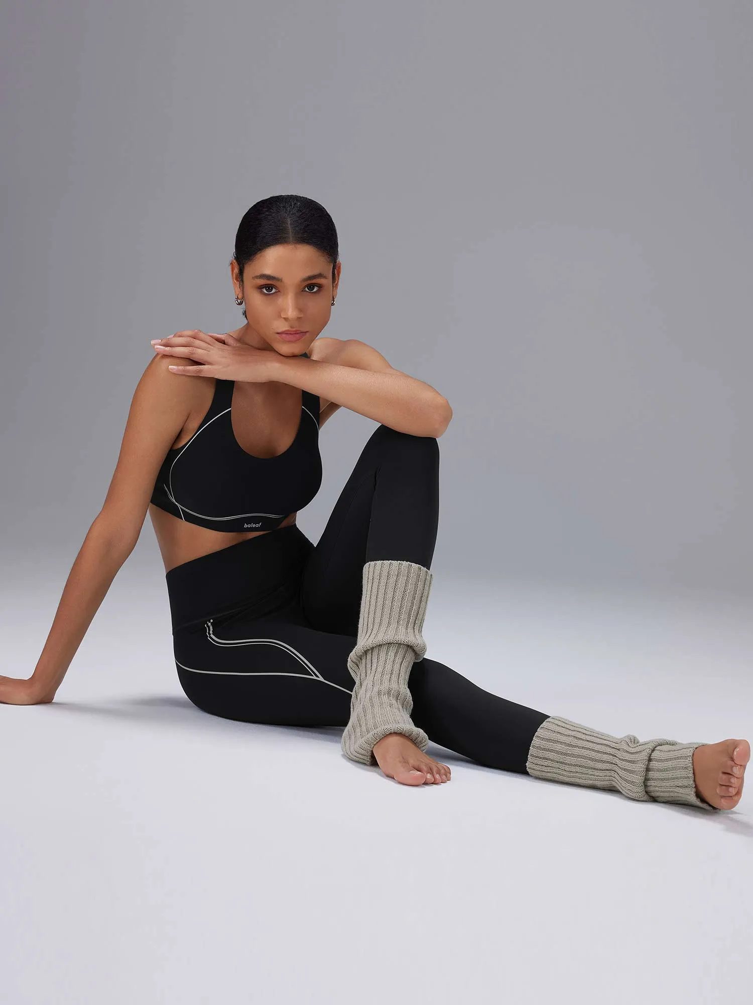 Freeleaf 25" High Rise Stripe Print Leggings
