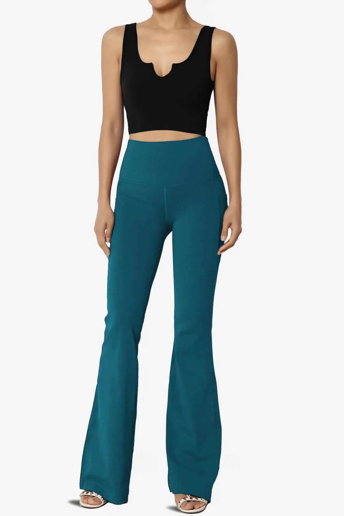 Gemma Athletic Pocket Flare Yoga Pants PLUS