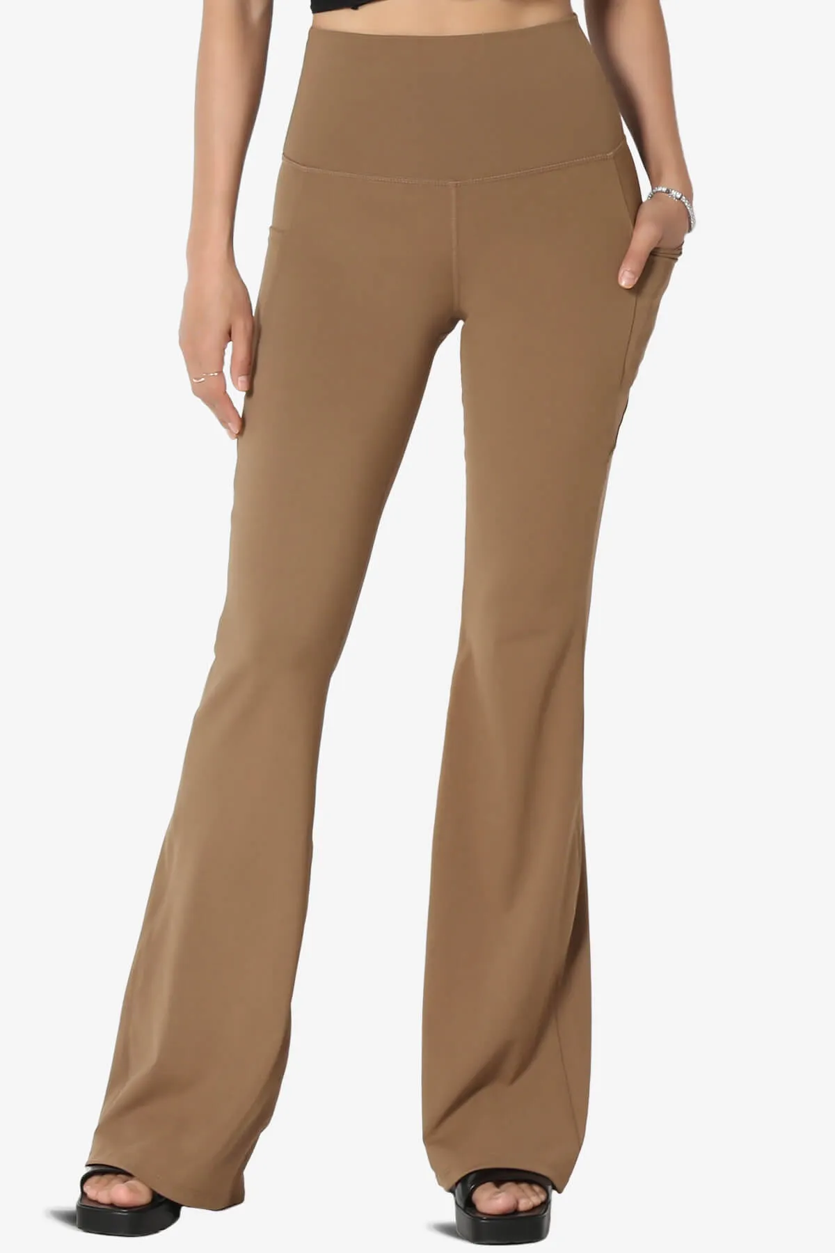 Gemma Athletic Pocket Flare Yoga Pants PLUS