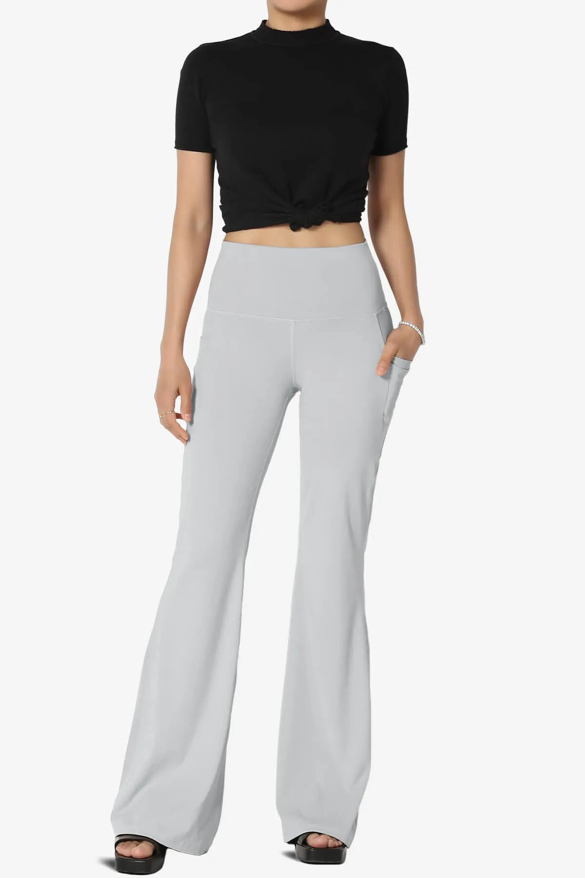 Gemma Athletic Pocket Flare Yoga Pants PLUS