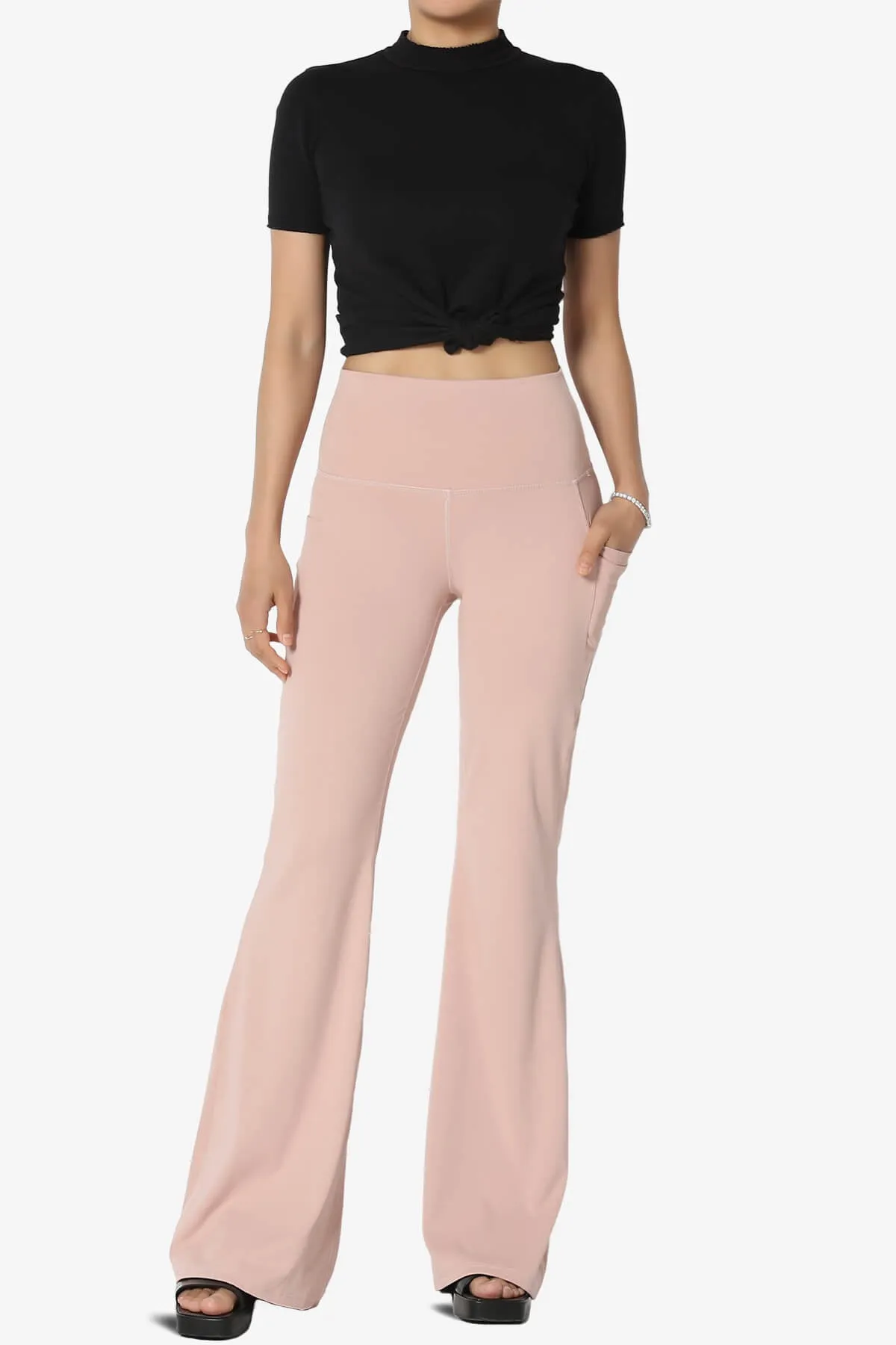 Gemma Athletic Pocket Flare Yoga Pants PLUS