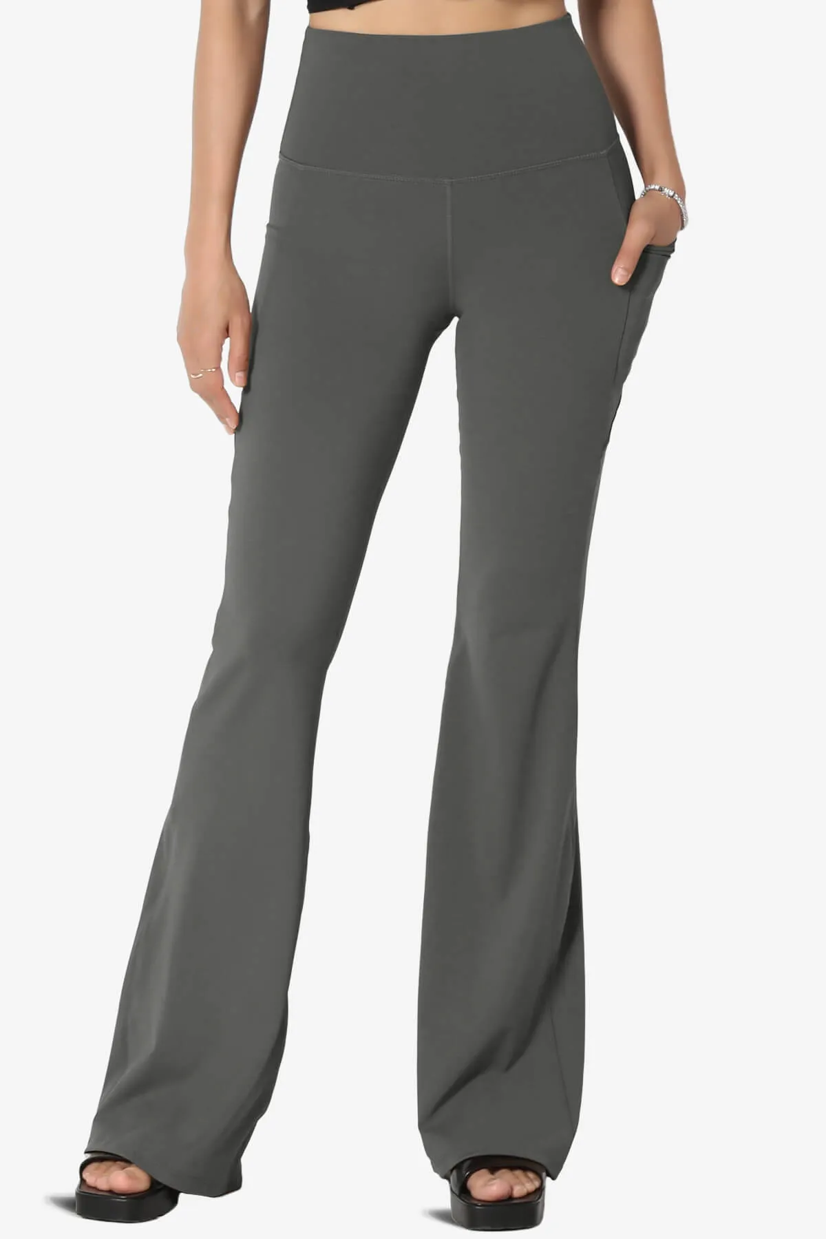 Gemma Athletic Pocket Flare Yoga Pants PLUS