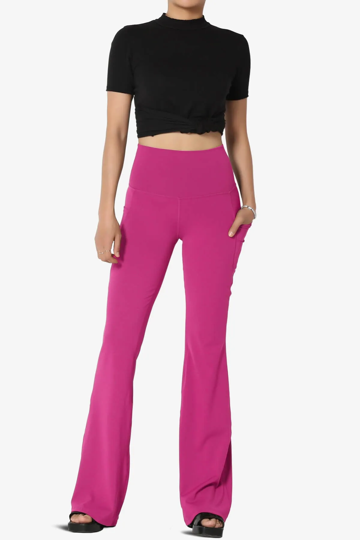 Gemma Athletic Pocket Flare Yoga Pants PLUS