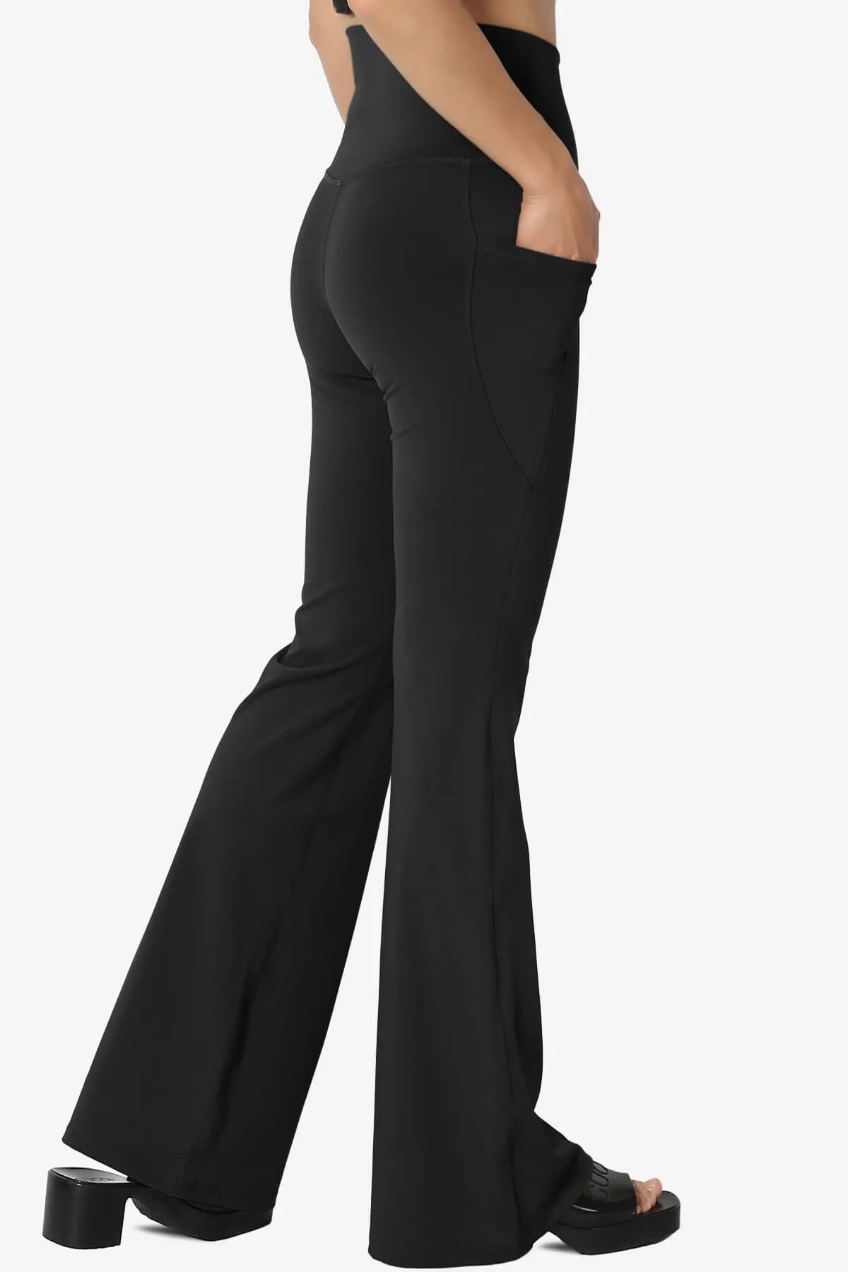 Gemma Athletic Pocket Flare Yoga Pants PLUS