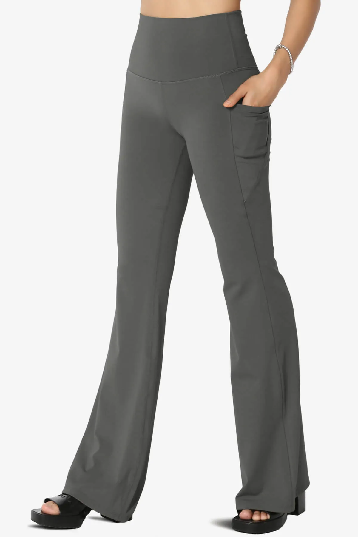 Gemma Athletic Pocket Flare Yoga Pants PLUS