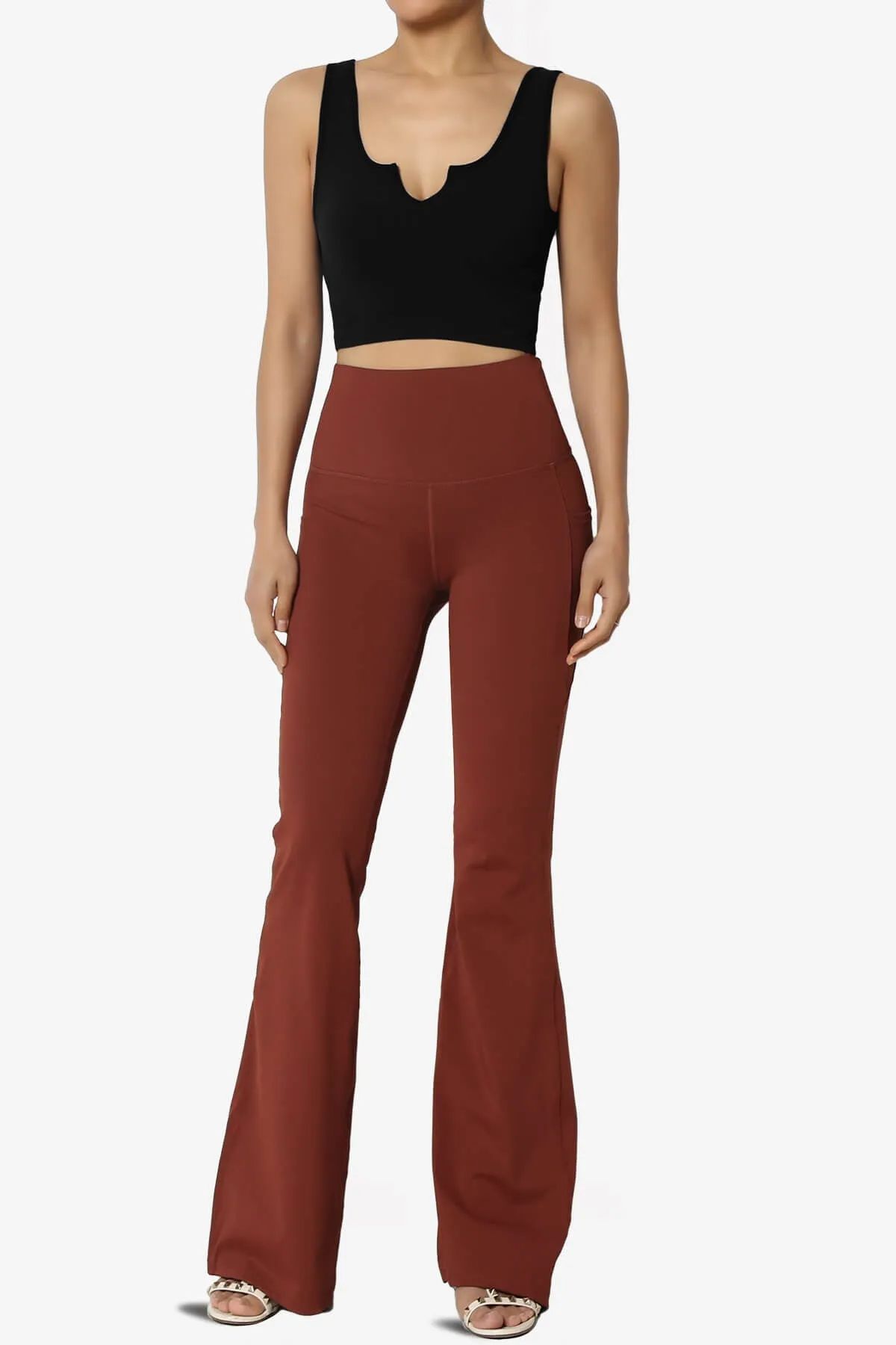 Gemma Athletic Pocket Flare Yoga Pants PLUS