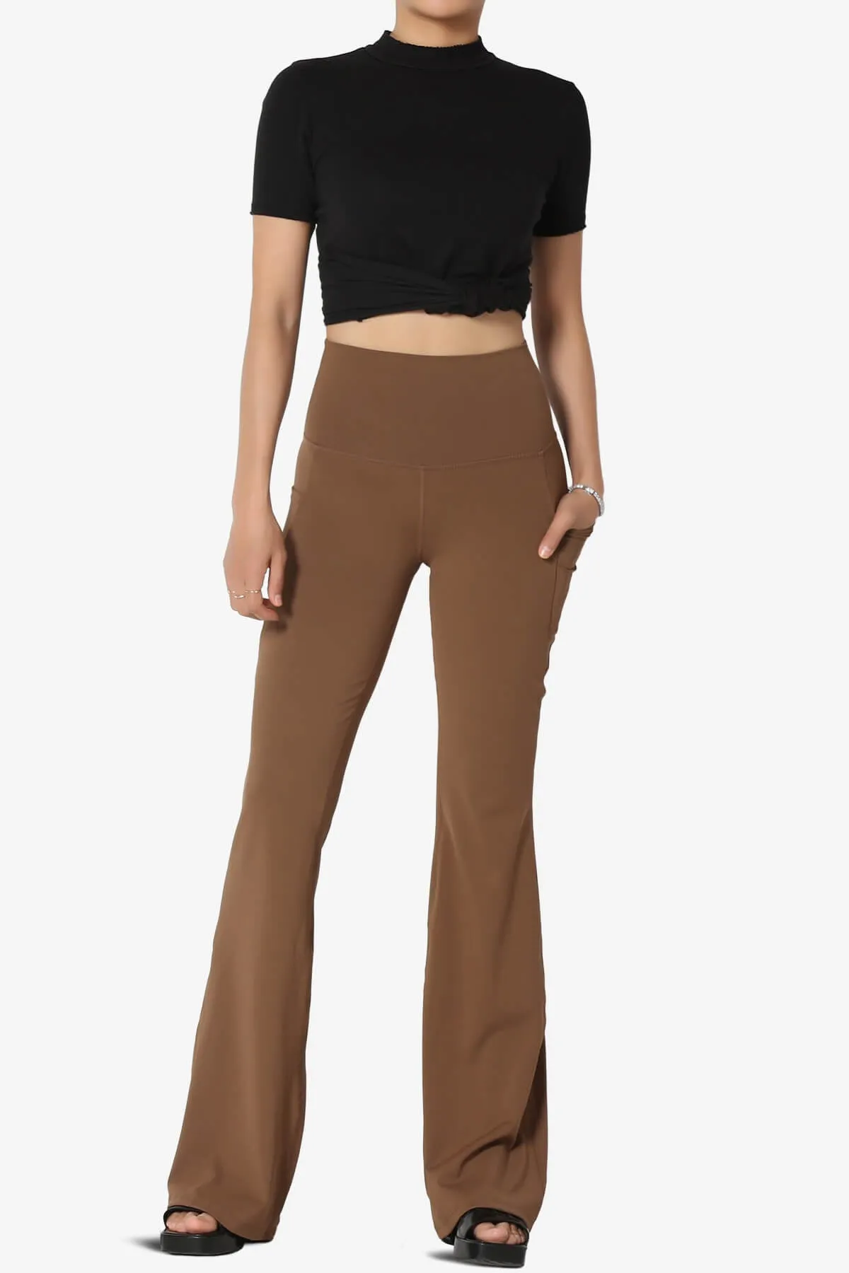 Gemma Athletic Pocket Flare Yoga Pants PLUS