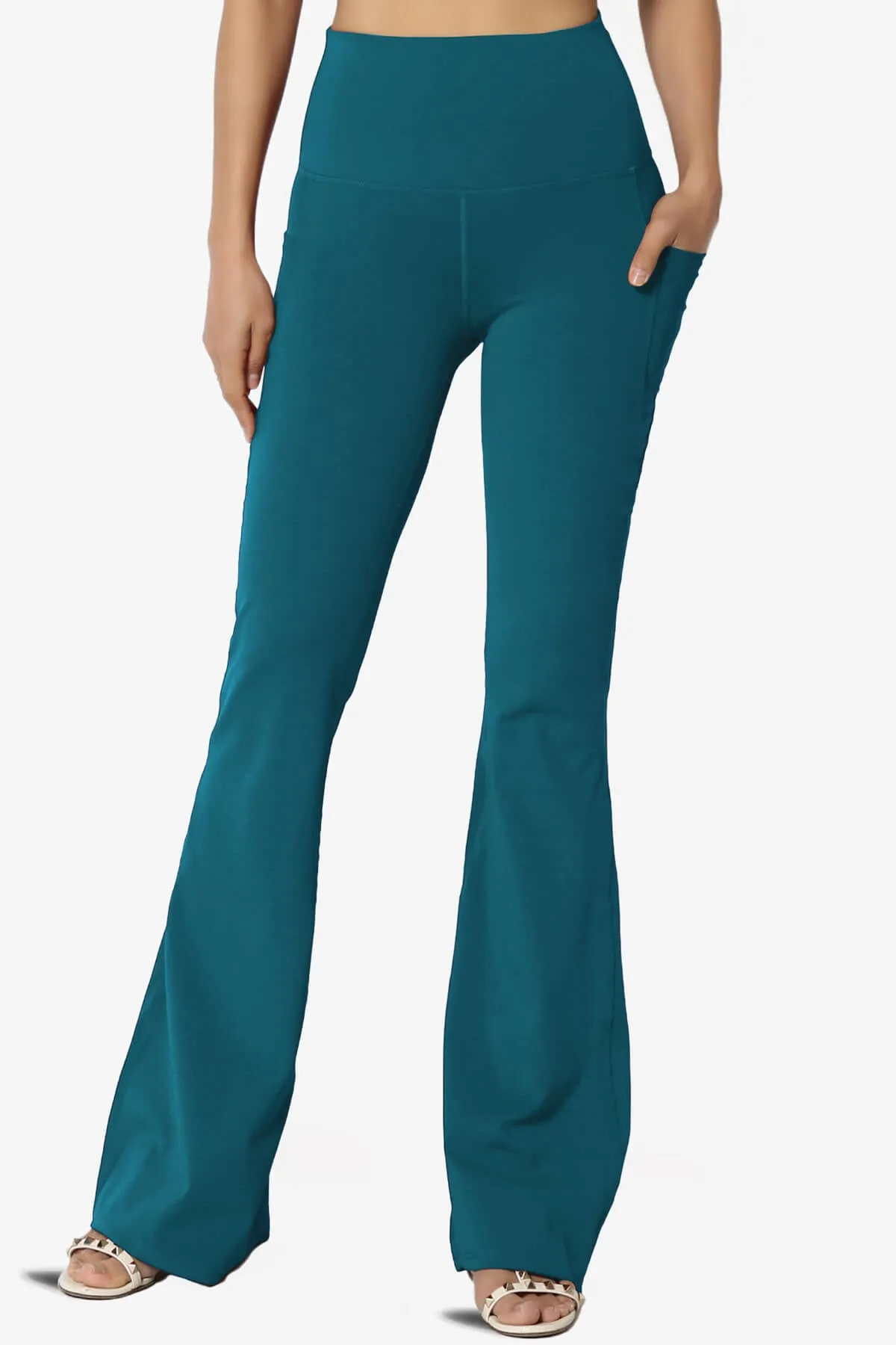Gemma Athletic Pocket Flare Yoga Pants PLUS