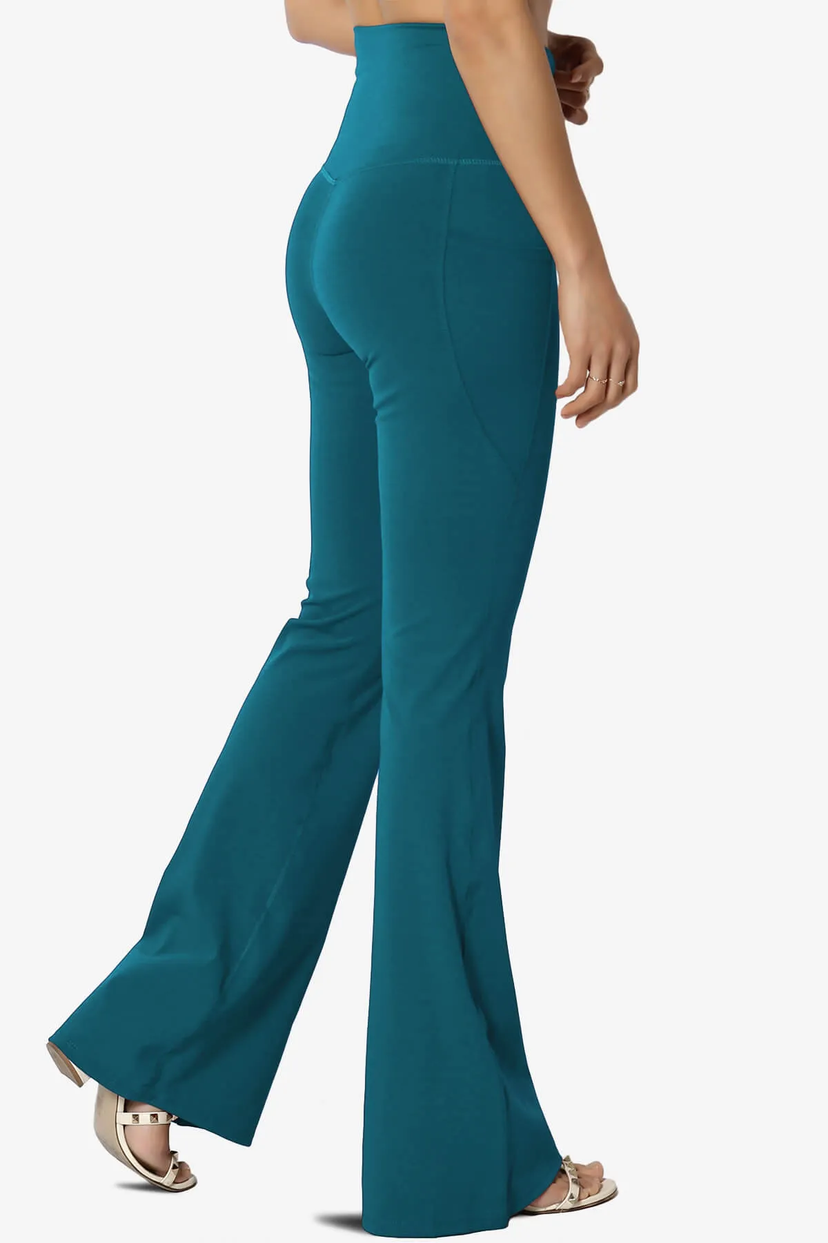 Gemma Athletic Pocket Flare Yoga Pants PLUS
