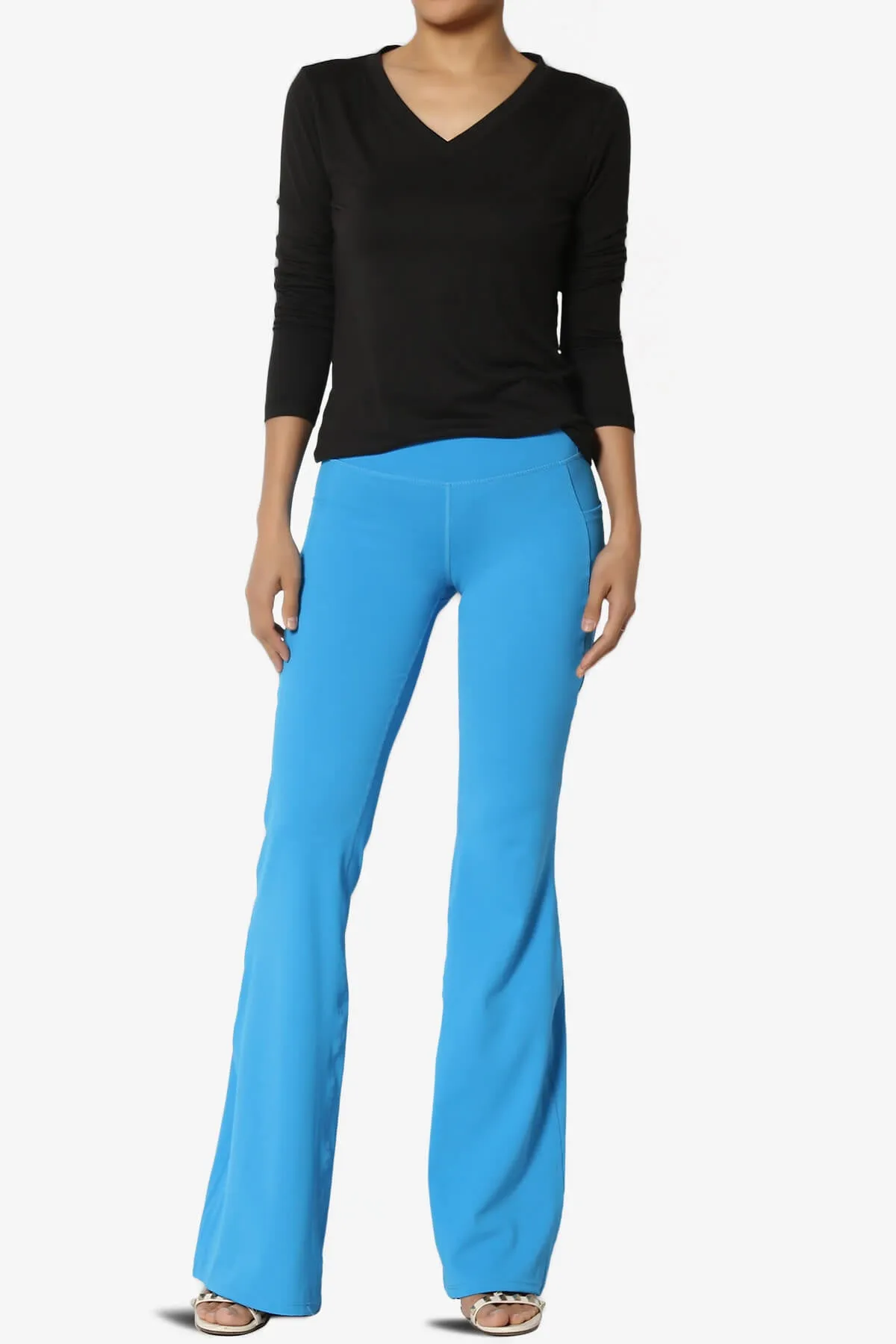 Gemma Athletic Pocket Flare Yoga Pants PLUS