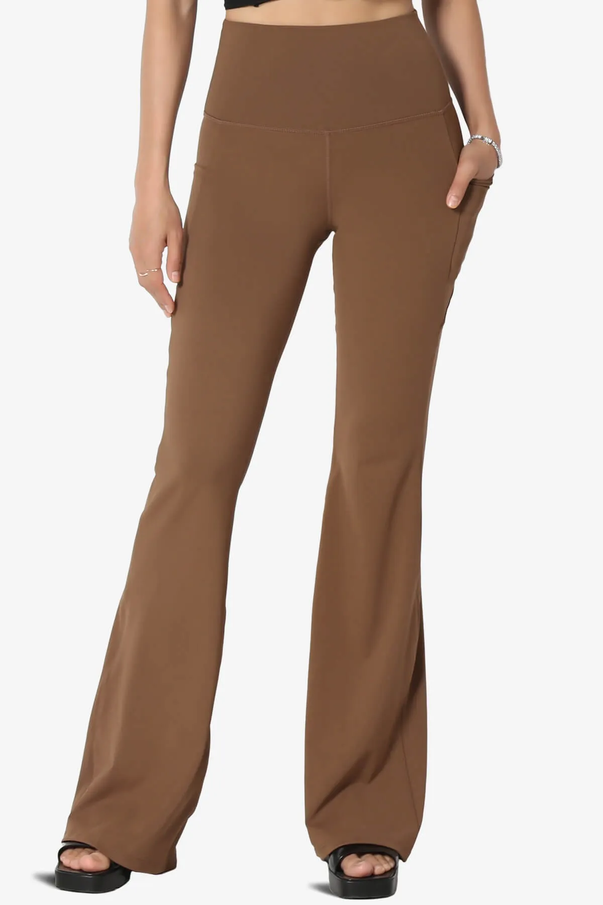 Gemma Athletic Pocket Flare Yoga Pants PLUS