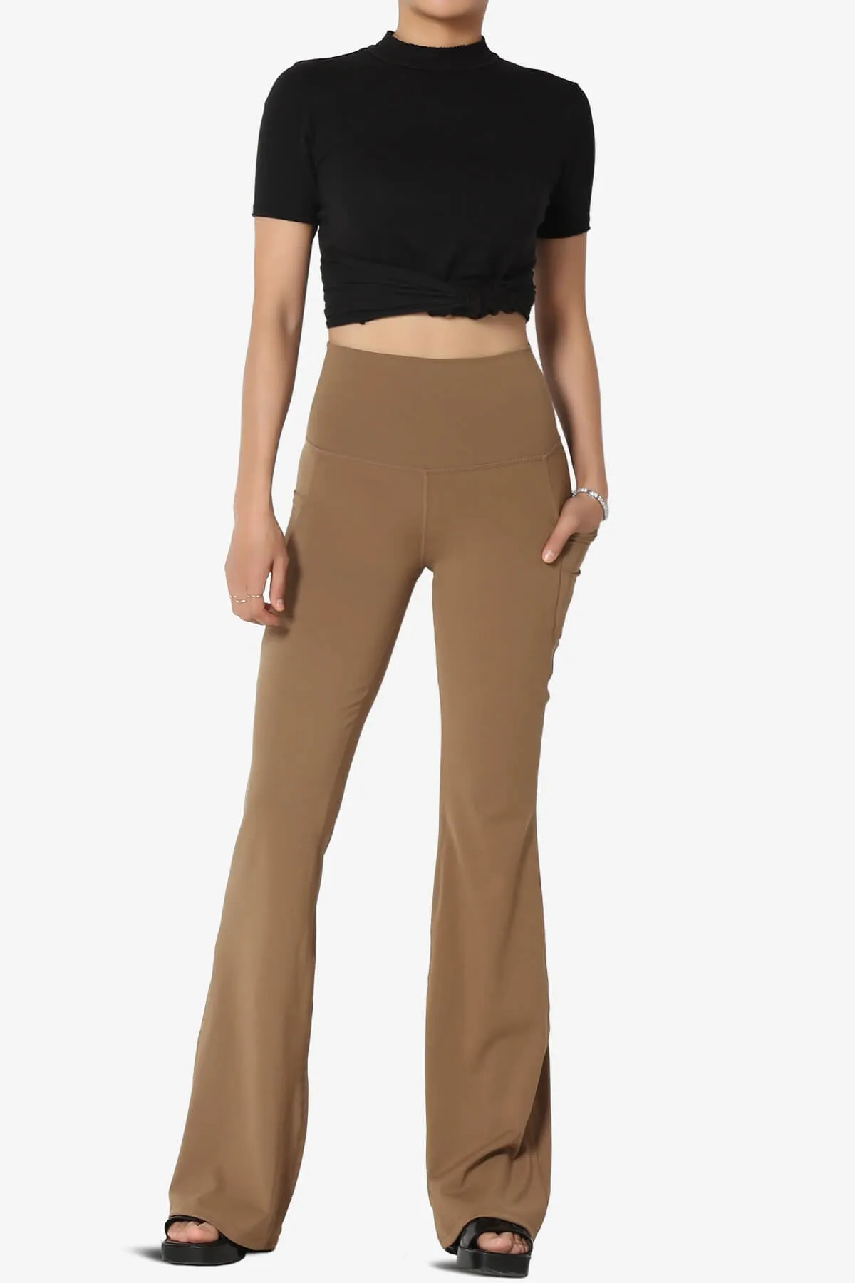 Gemma Athletic Pocket Flare Yoga Pants PLUS