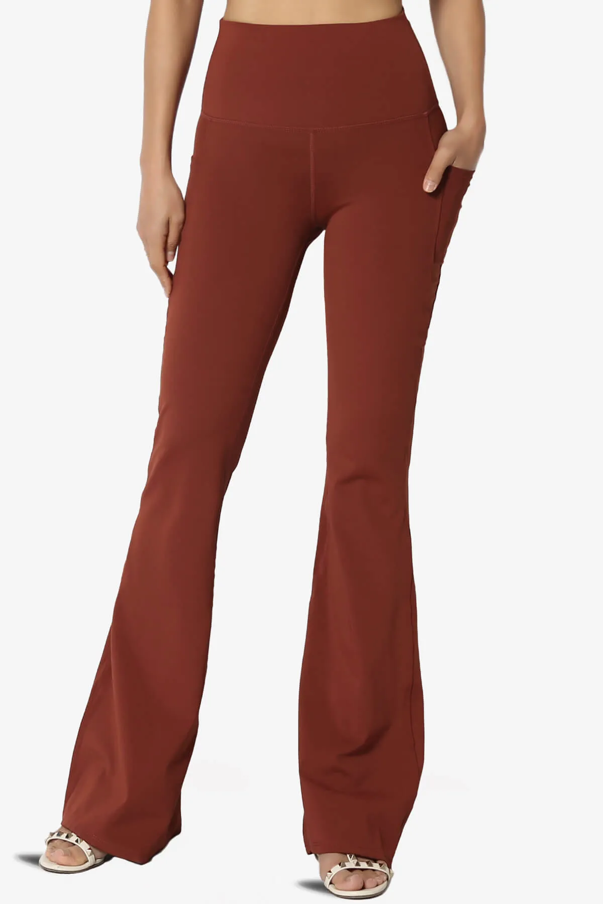 Gemma Athletic Pocket Flare Yoga Pants PLUS