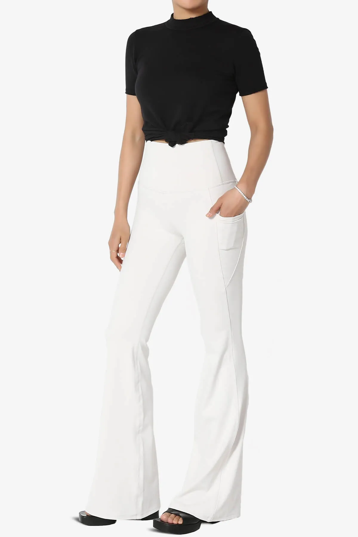 Gemma Athletic Pocket Flare Yoga Pants PLUS