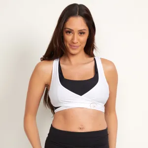 Geometric Swim/Run Nursing Sports Crop