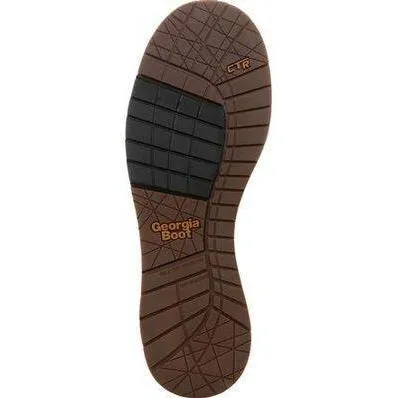 Georgia Men's Amped Lightweight Wedge Soft Toe Chelsea Work Boot - Brown - GB00346