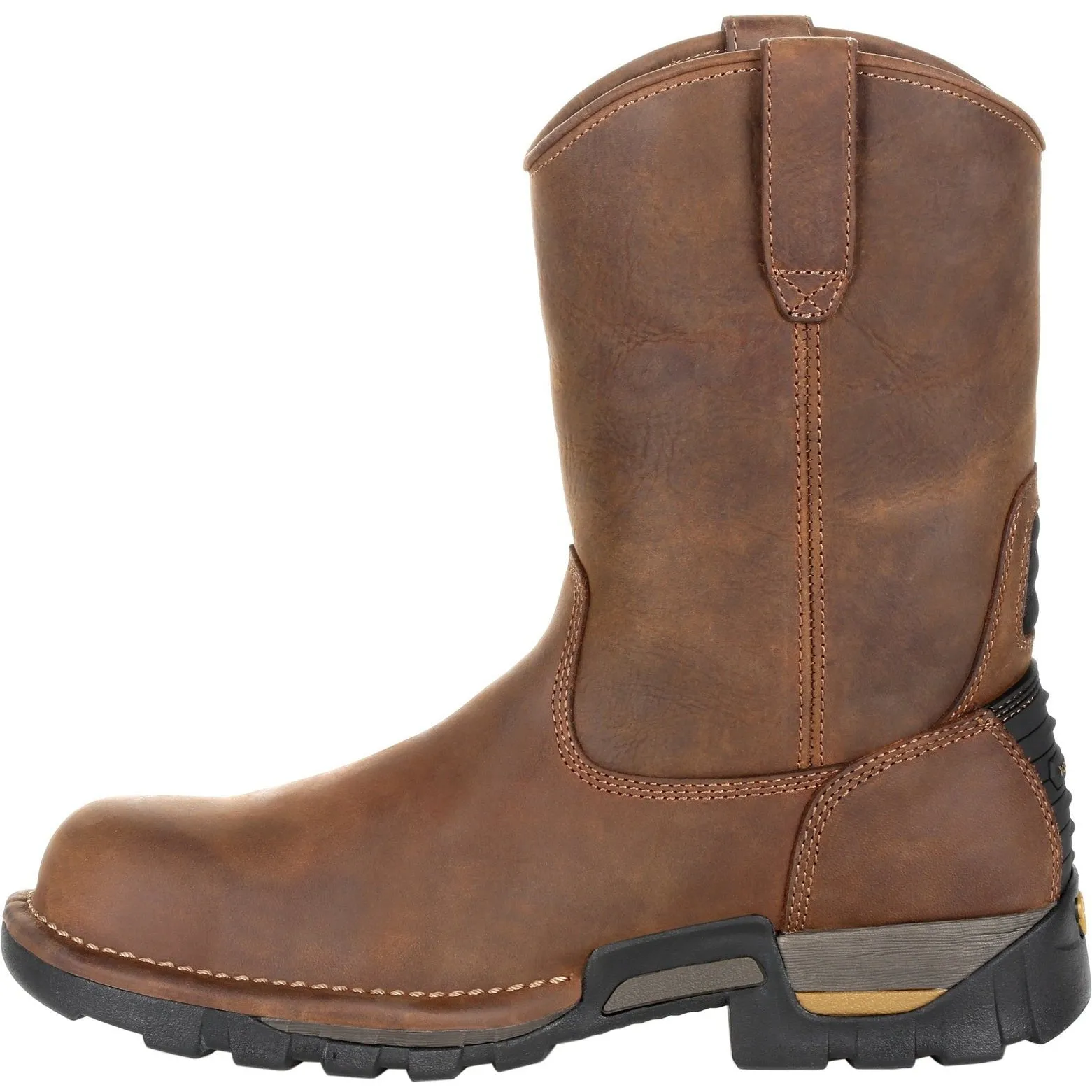 Georgia Men's Eagle One 10" Soft Toe Waterproof Work Boot - Brown - GB00314