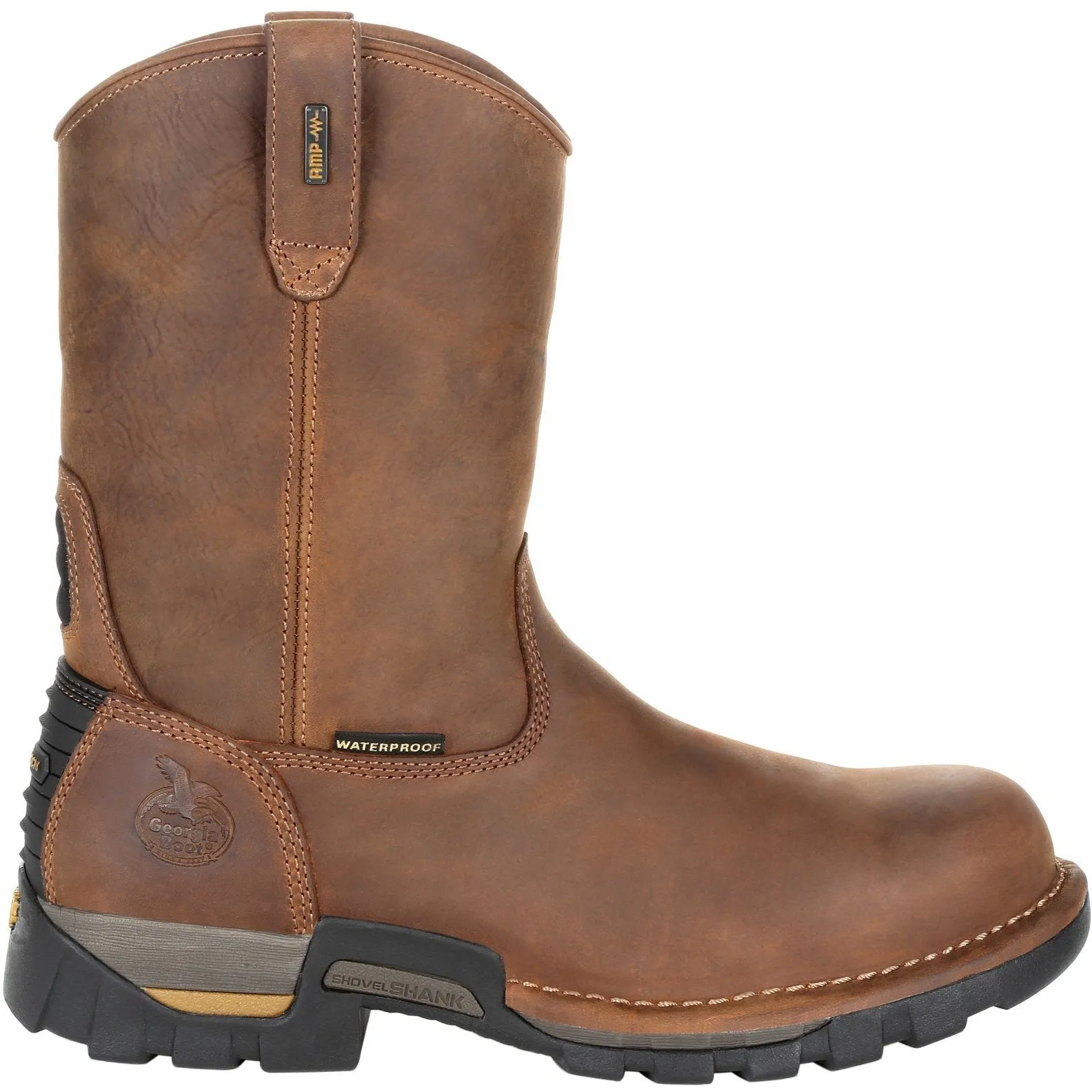Georgia Men's Eagle One 10" Soft Toe Waterproof Work Boot - Brown - GB00314