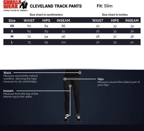 Gorilla Wear - Cleveland Track Pants