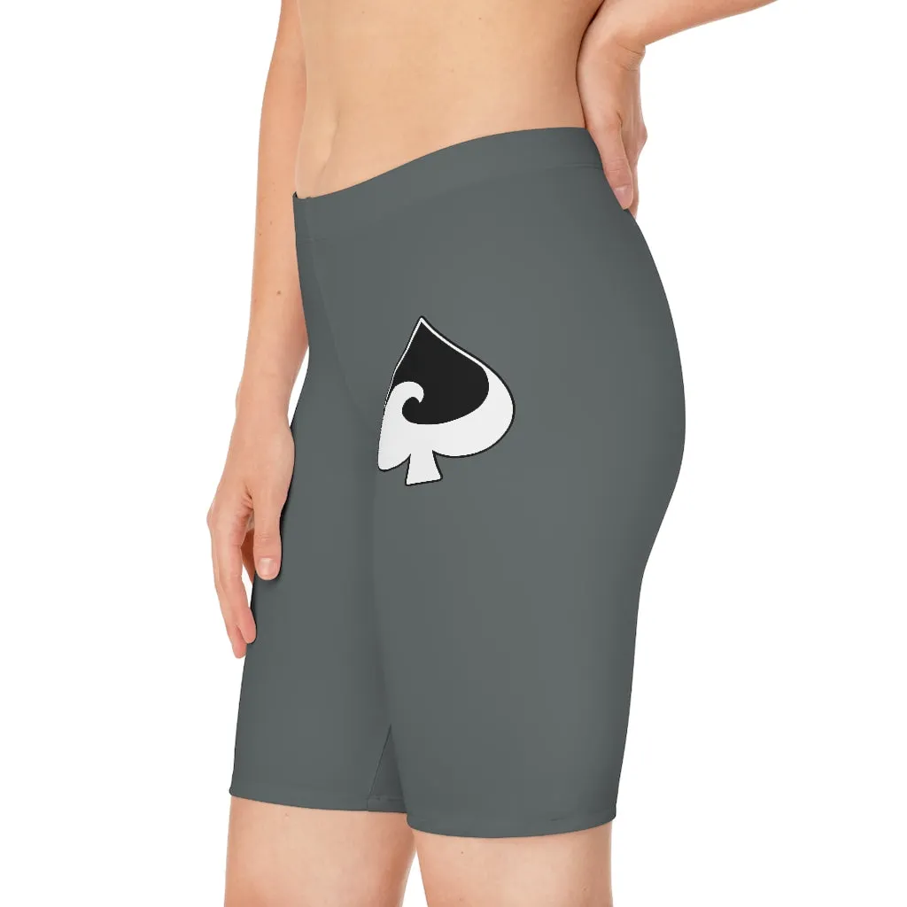Grey Bike Shorts