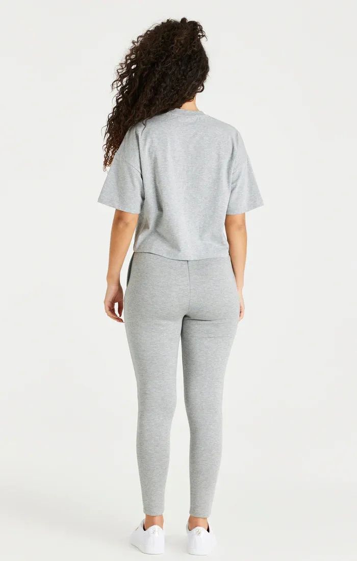 Grey Marl Track Pant