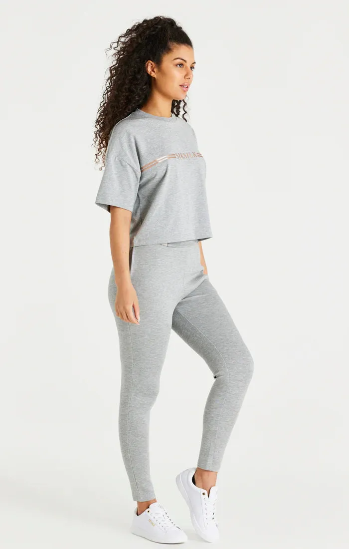 Grey Marl Track Pant