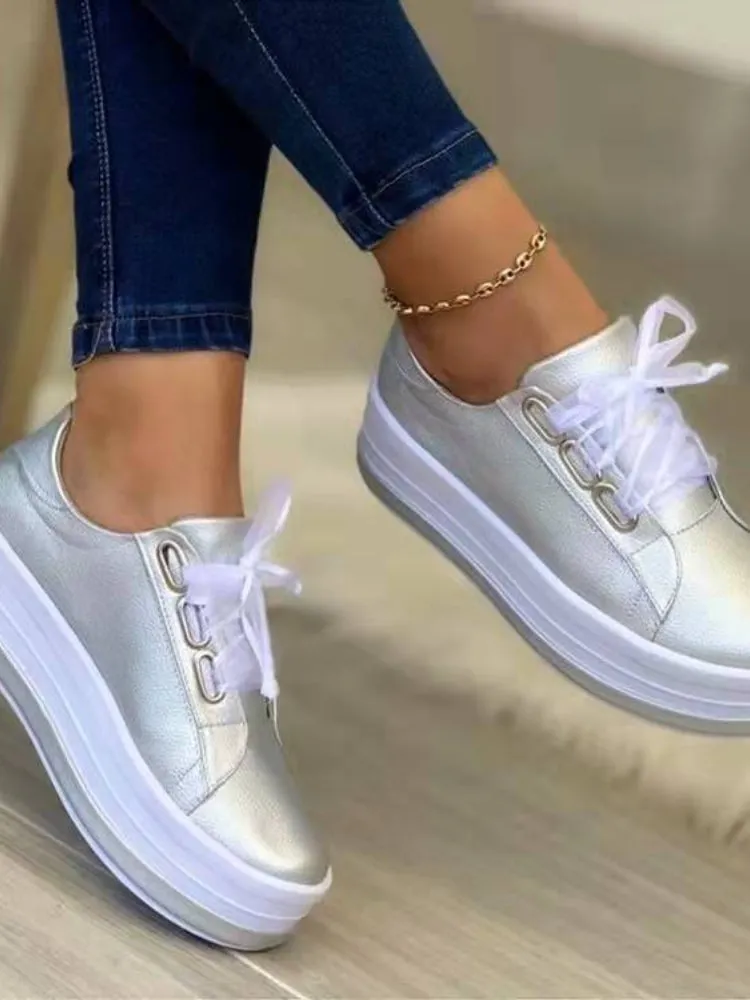 GS Trend | Trendy comfortabele sneakers met een dikke zool voor dames