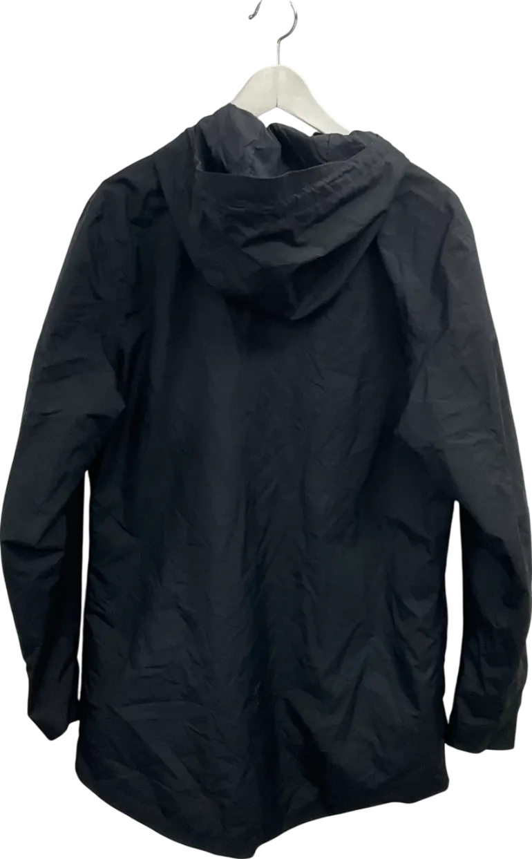 gymshark Black Rainbreaker Jacket UK M