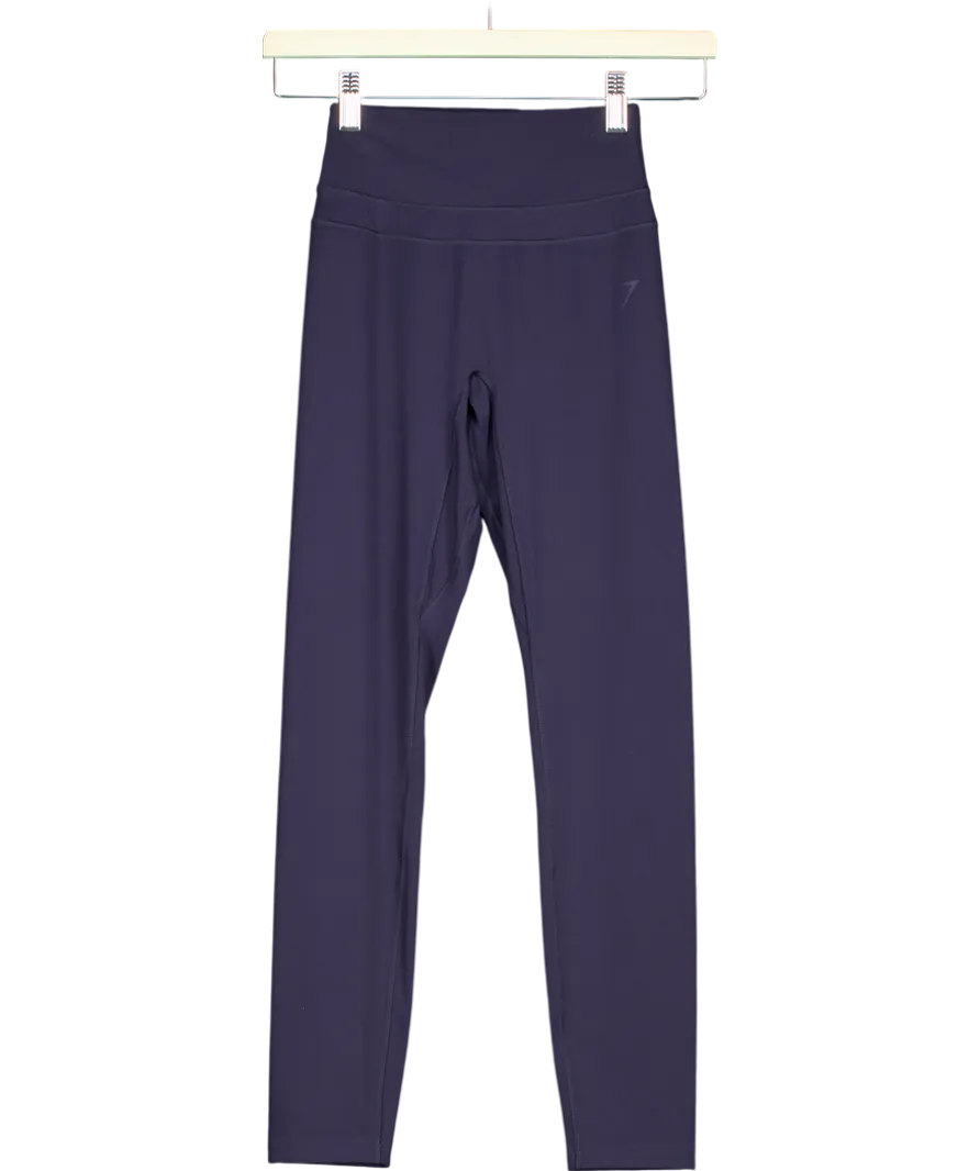 gymshark Blue Bum Scrunch Leggings UK XS