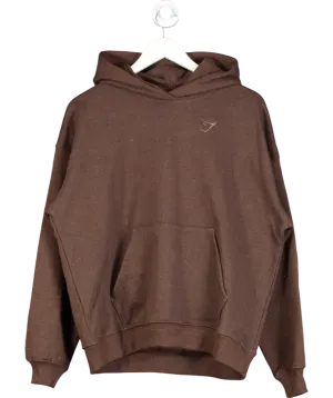 gymshark Brown Rest Day Sweats Hoodie UK XS