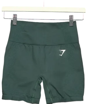 gymshark Green Vital Seamless Shorts UK S
