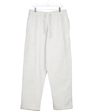 gymshark Grey Crest Straight Leg Joggers UK M