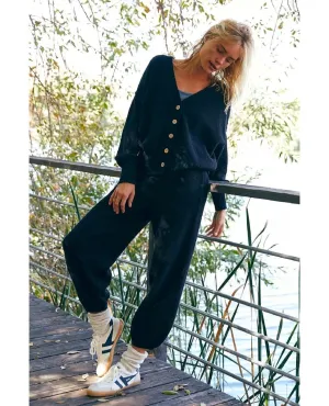 Hailee Cardi Sweater Set Peacoat Blue
