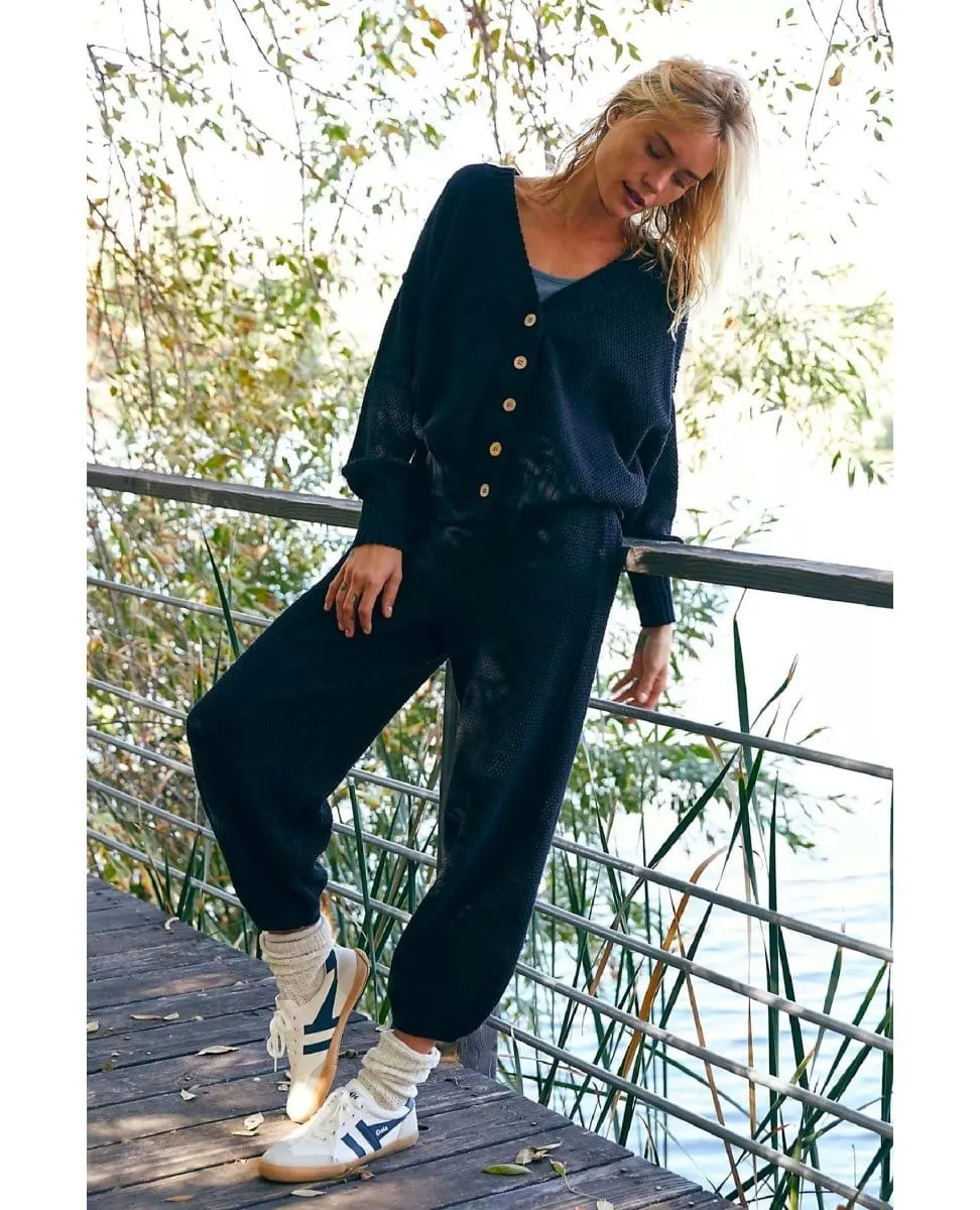 Hailee Cardi Sweater Set Peacoat Blue