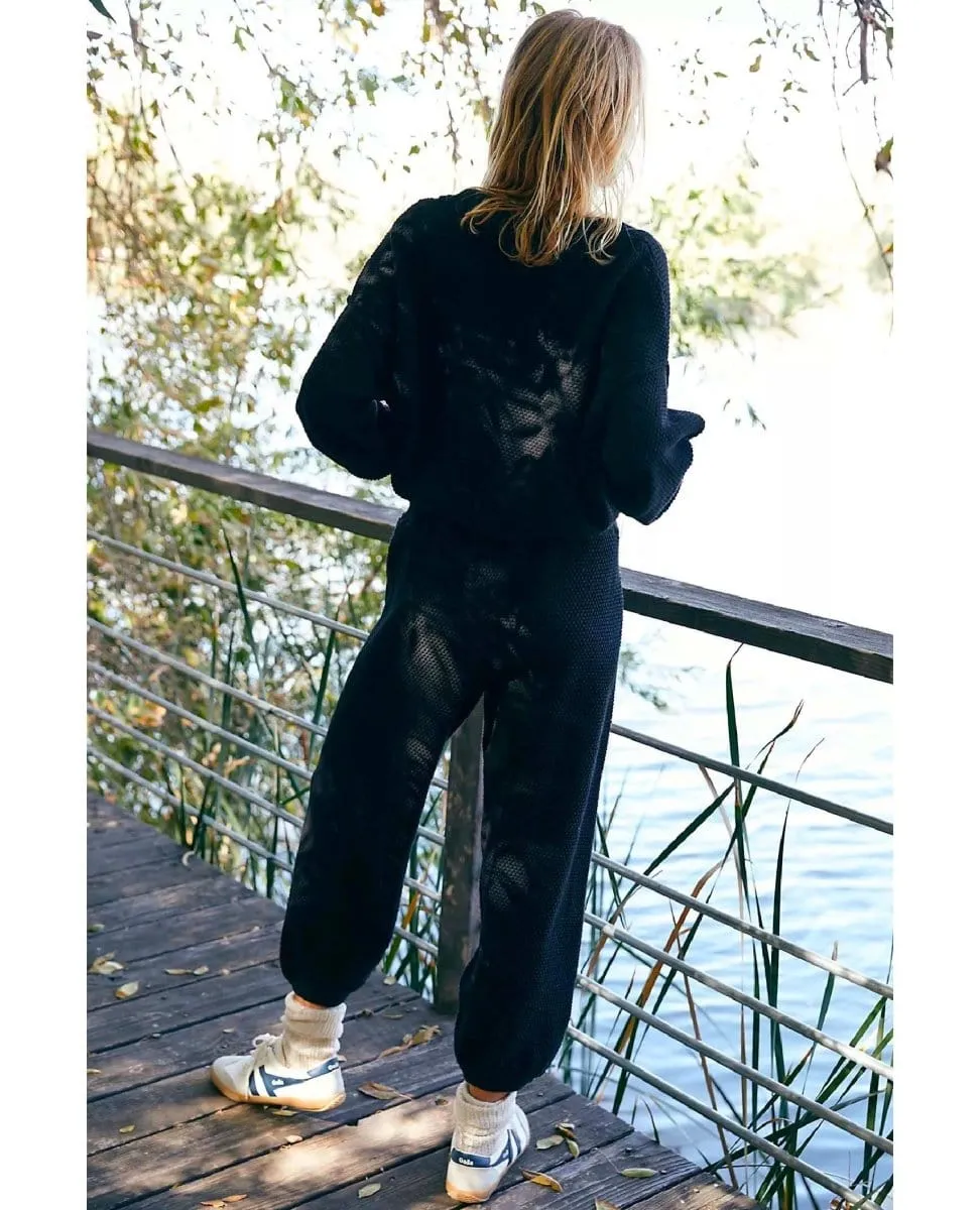 Hailee Cardi Sweater Set Peacoat Blue