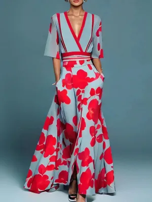Hailey | Elegant Floral Maxi Dress