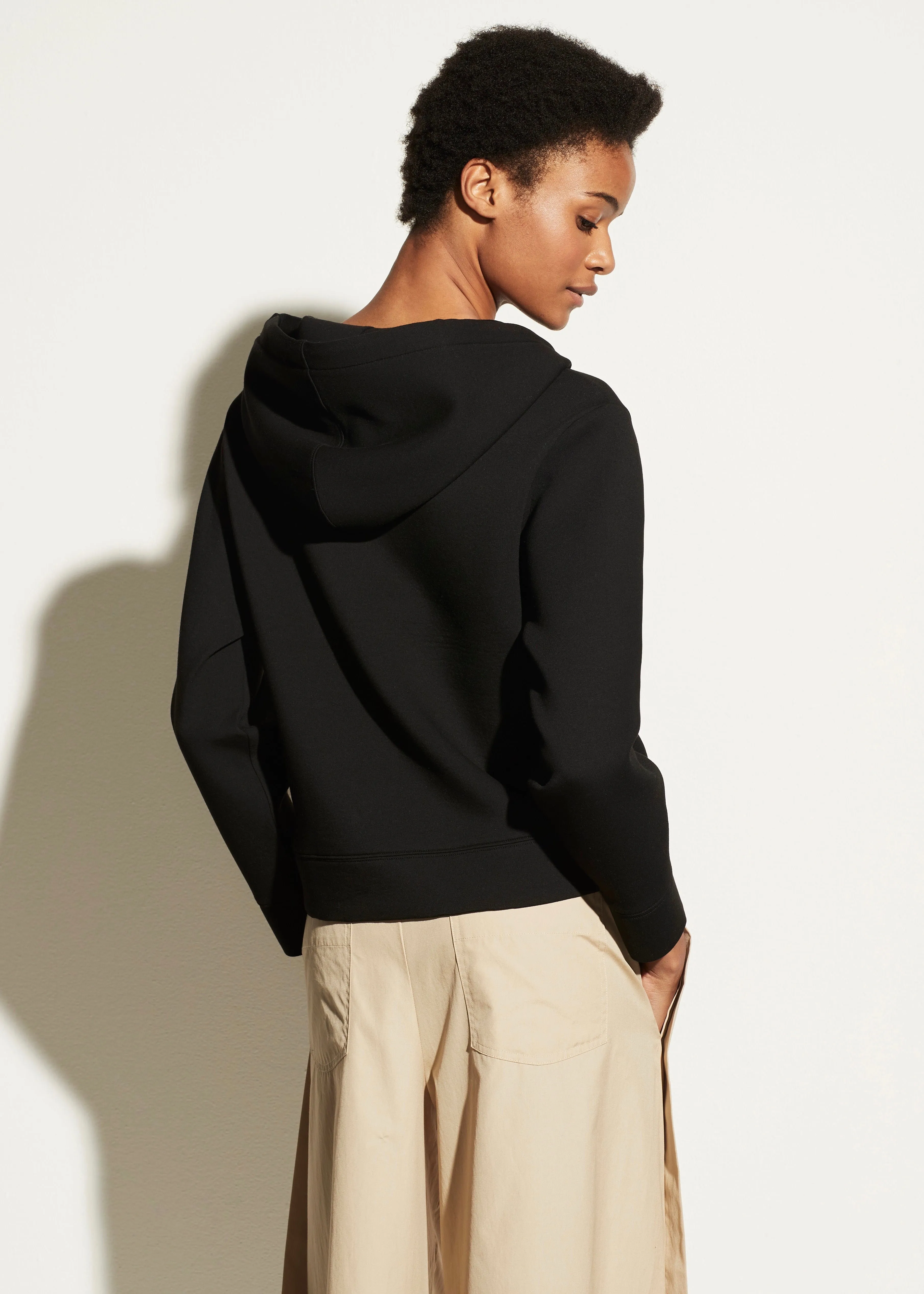 Half Zip Hoodie (Black)