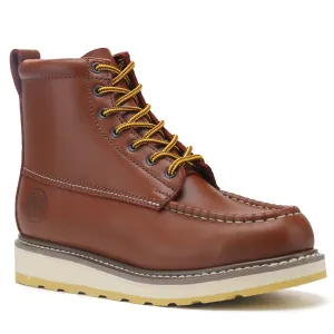 HANDPOINT 84994 Men's 6" Leather Slip Resistant Durability Soft Toe Work Boots