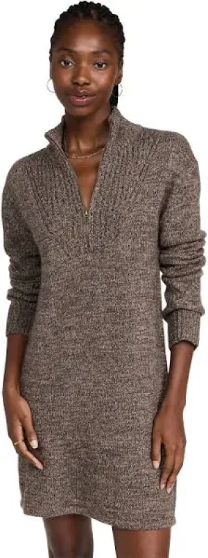 HD0505 Marled Half Zip-black sesame : m