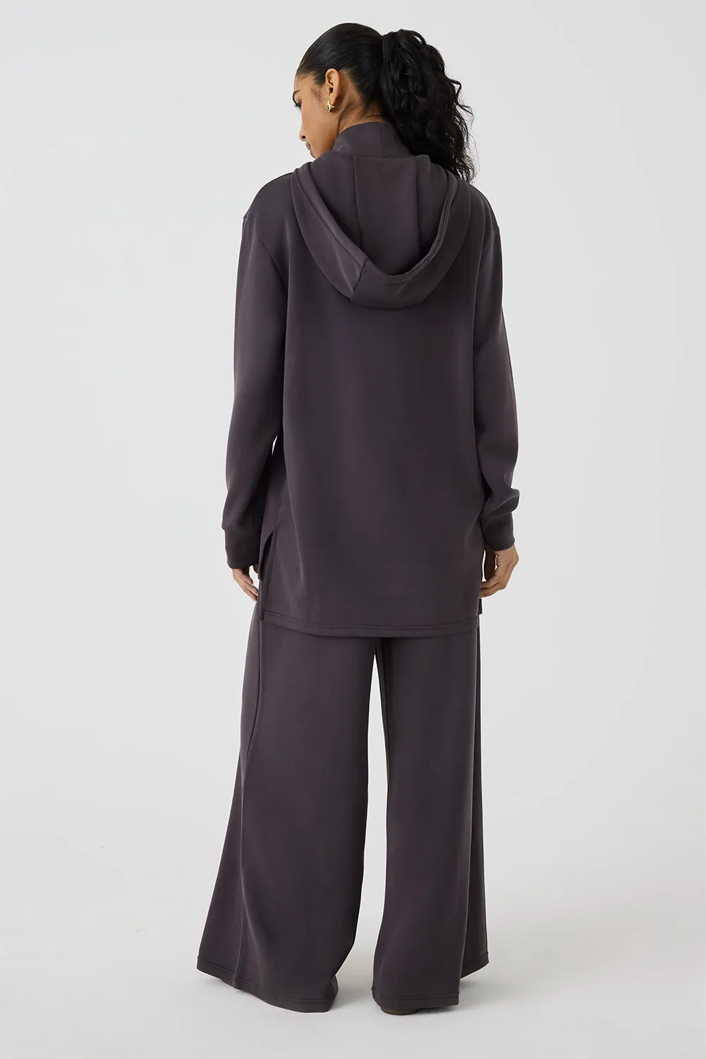 High Neck Hoodie