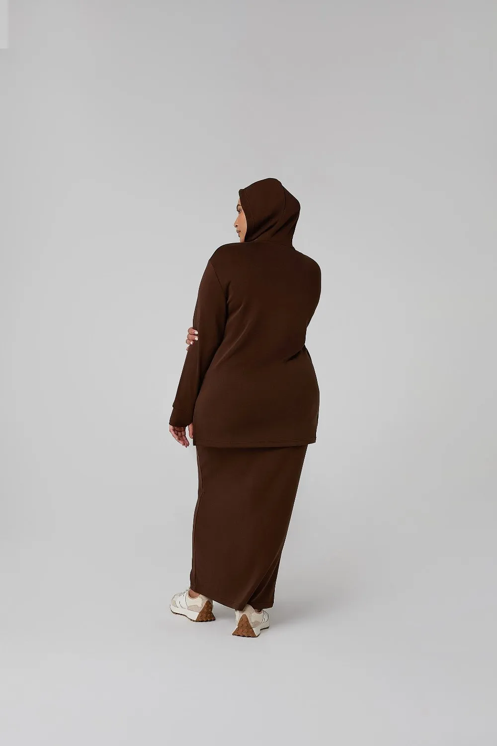 High Neck Hoodie